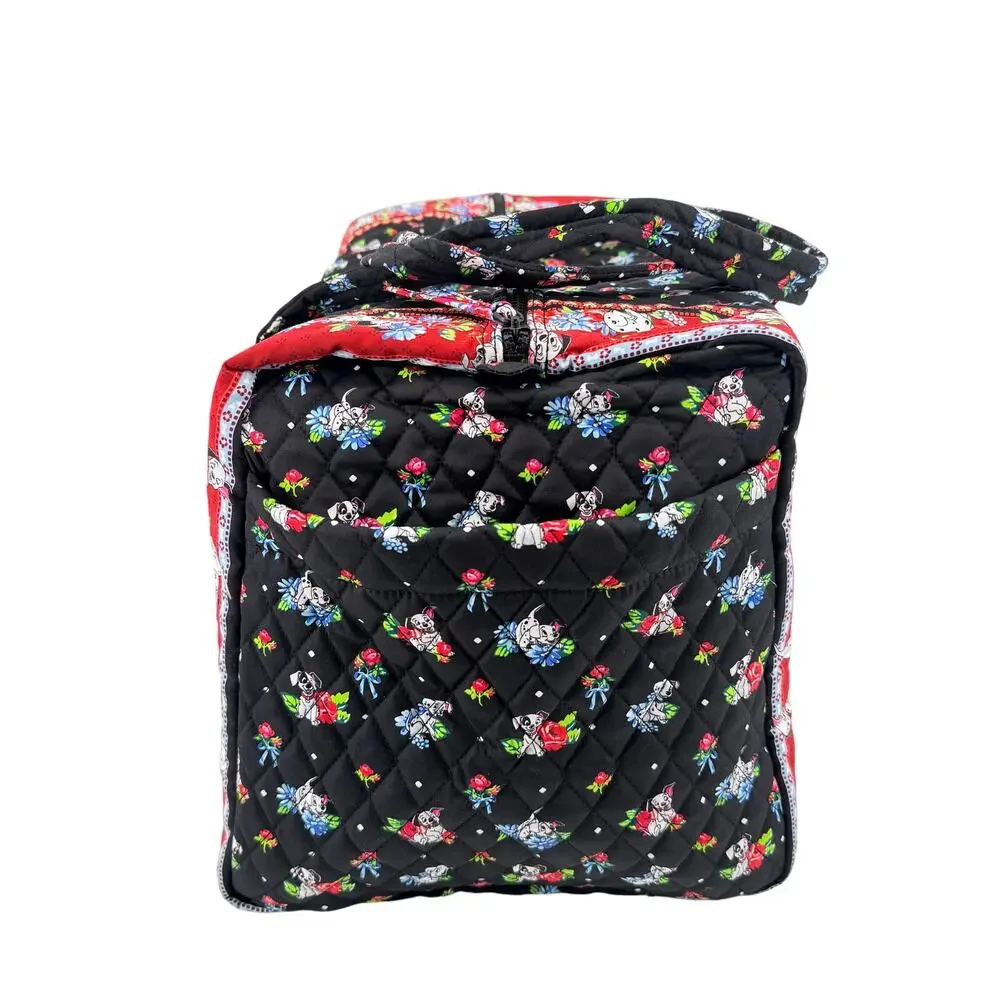 Vera Bradley Disney Large Original Duffel Bag 101 Dalmations Quilted Cotton